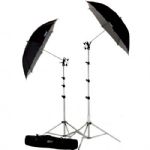 Smith-Victor UK2 Umbrella Kit with RS8 Stands, 45BW Umbrellas