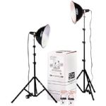 Smith-Victor KT1000U 2-Light 1000 Watt With Umbrella Kit