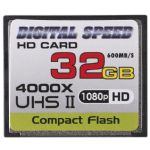 Digital Speed 4000X 32GB Professional High Speed Mach III 600MB/s Error Free (CF) HD Memory Card