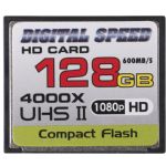 Digital Speed 4000X 128GB Professional High Speed Mach III 600MB/s Error Free (CF) HD Memory Card